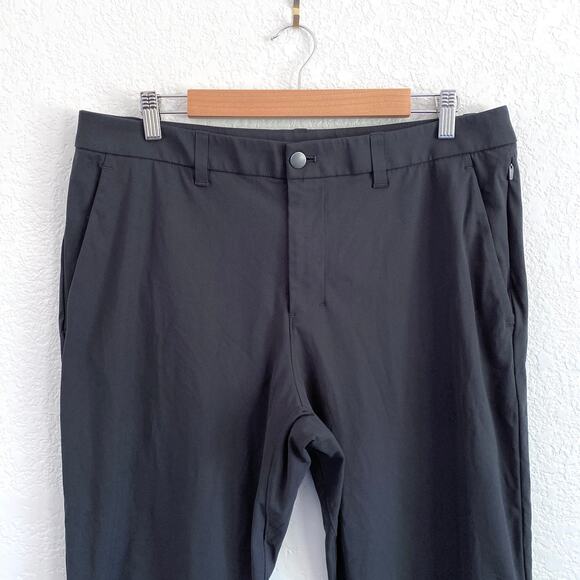 Lululemon Men’s Commission Classic-Fit Pant Gray Warpstreme Stretch W35 x L27.5 - Picture 6 of 12